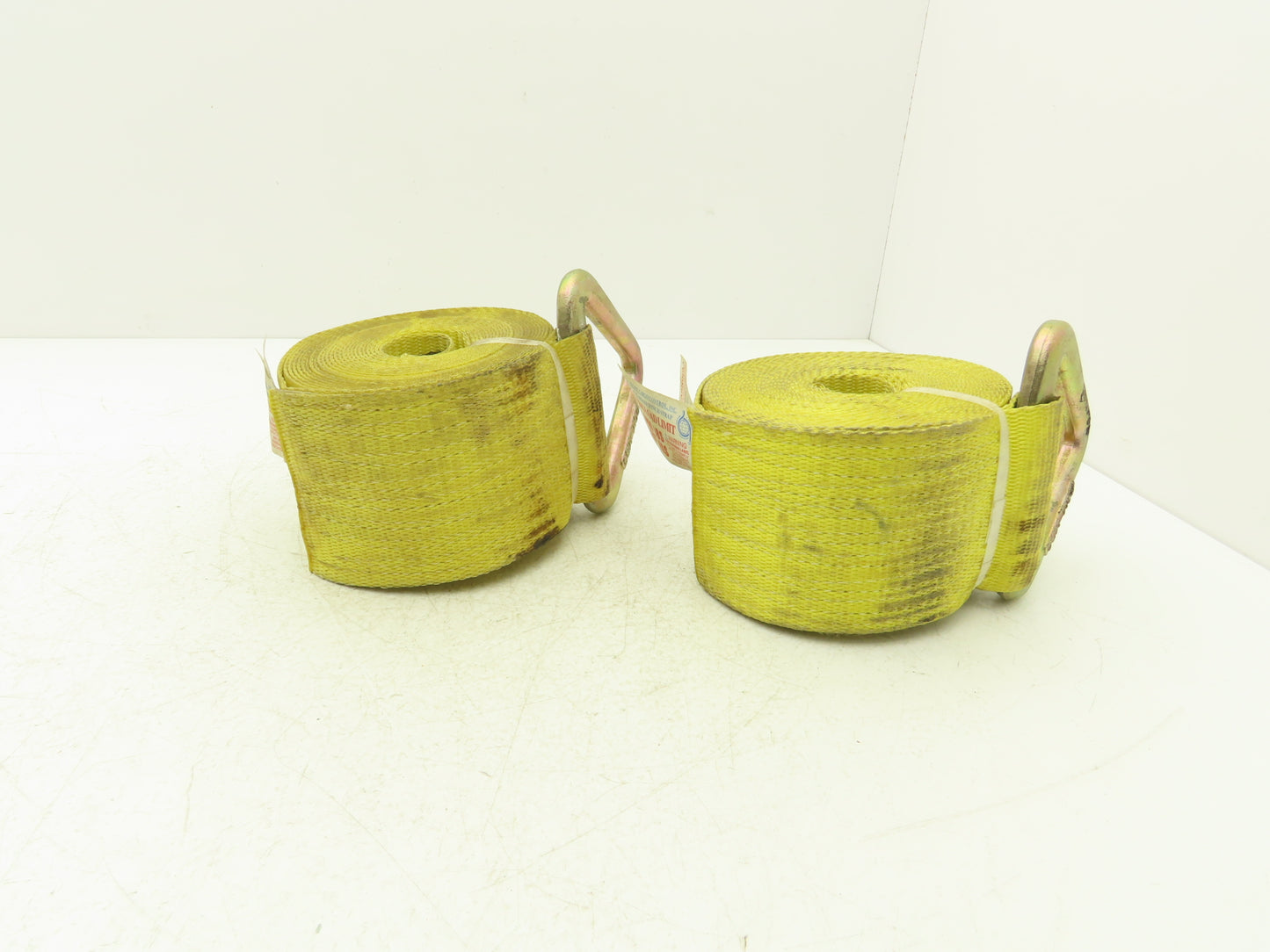 Pacific Cargo 4527-VR  4"x 27' Winch Strap V-Ring Tie-Down 5000 Lbs  Lot of 2