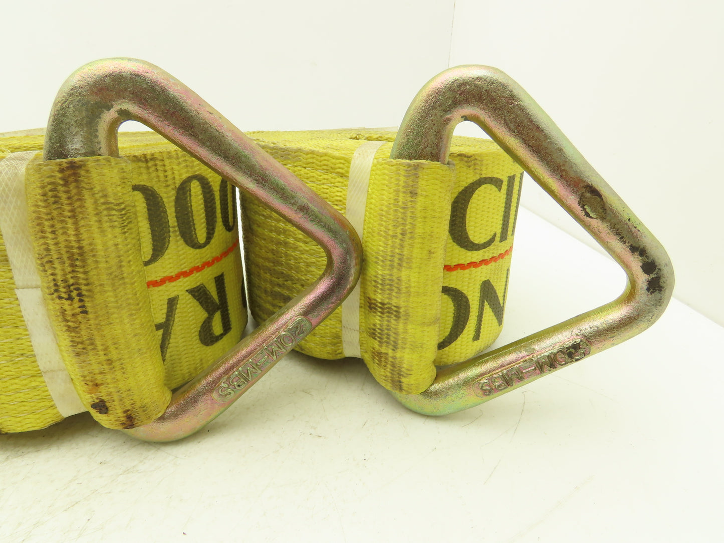 Pacific Cargo 4527-VR  4"x 27' Winch Strap V-Ring Tie-Down 5000 Lbs  Lot of 2