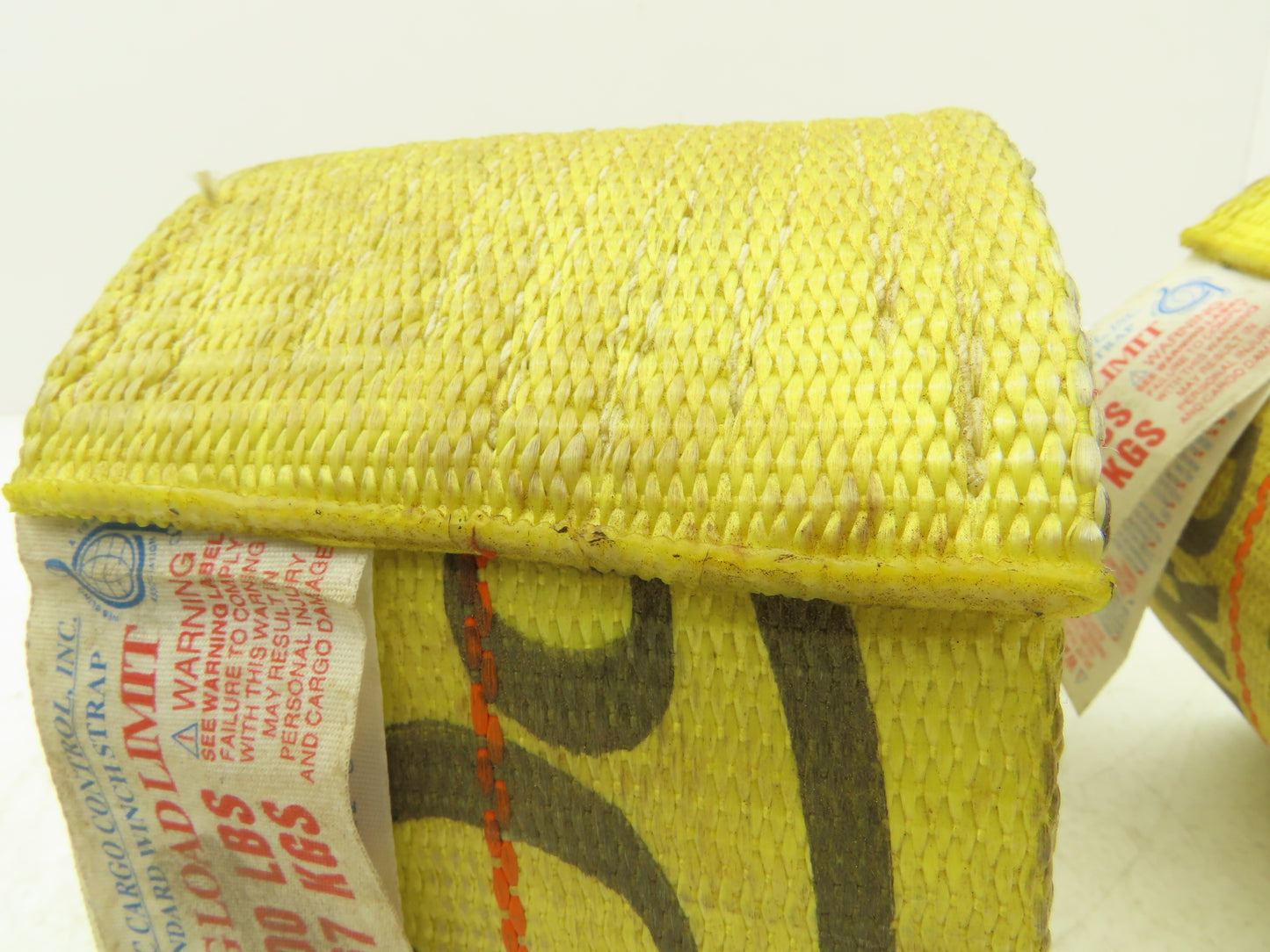 Pacific Cargo 4527-VR  4"x 27' Winch Strap V-Ring Tie-Down 5000 Lbs  Lot of 2