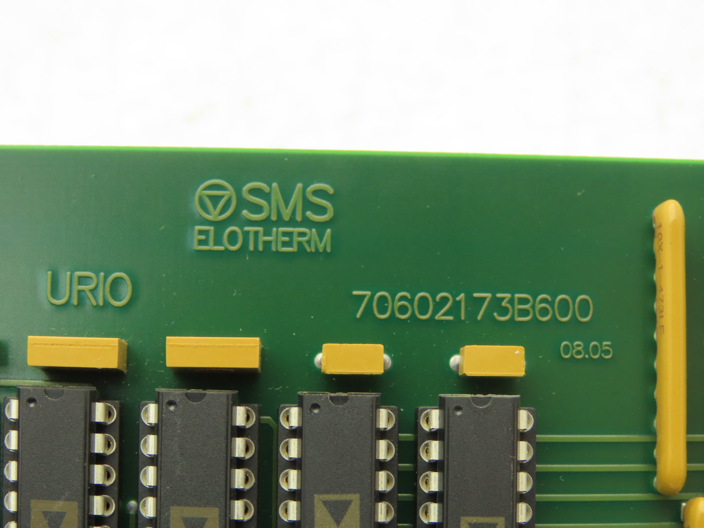SMS Elotherm URIO Printed Circuit Control Board PCB Card 70602173-001/E