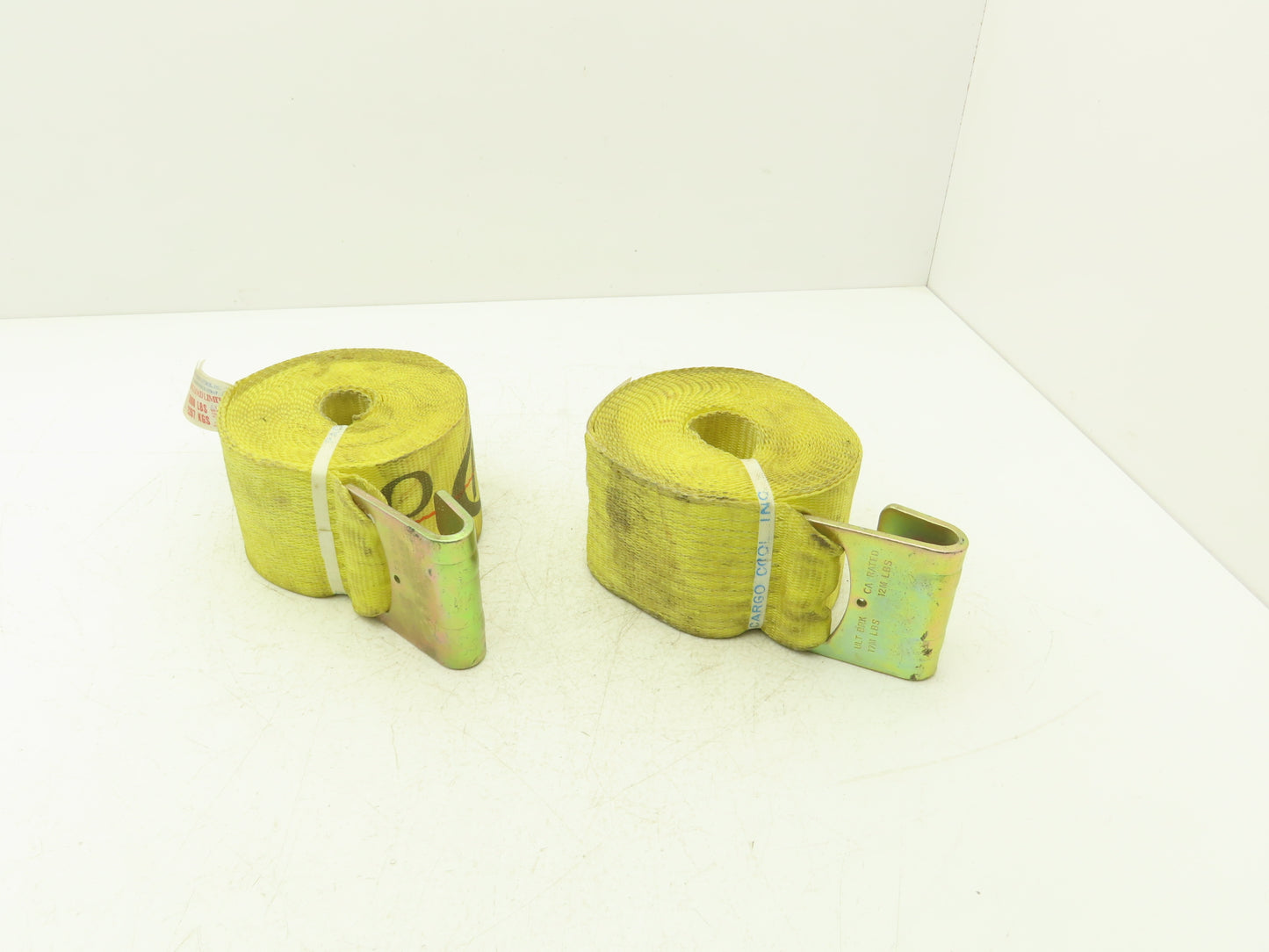 Pacific Cargo 4"x 30' Winch Strap Flat Hook Flatbed Tie-Down 5000 Lbs  Lot of 2