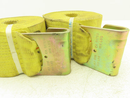 Pacific Cargo 4"x 30' Winch Strap Flat Hook Flatbed Tie-Down 5000 Lbs  Lot of 2