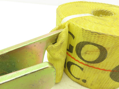 Pacific Cargo 4"x 30' Winch Strap Flat Hook Flatbed Tie-Down 5000 Lbs  Lot of 2
