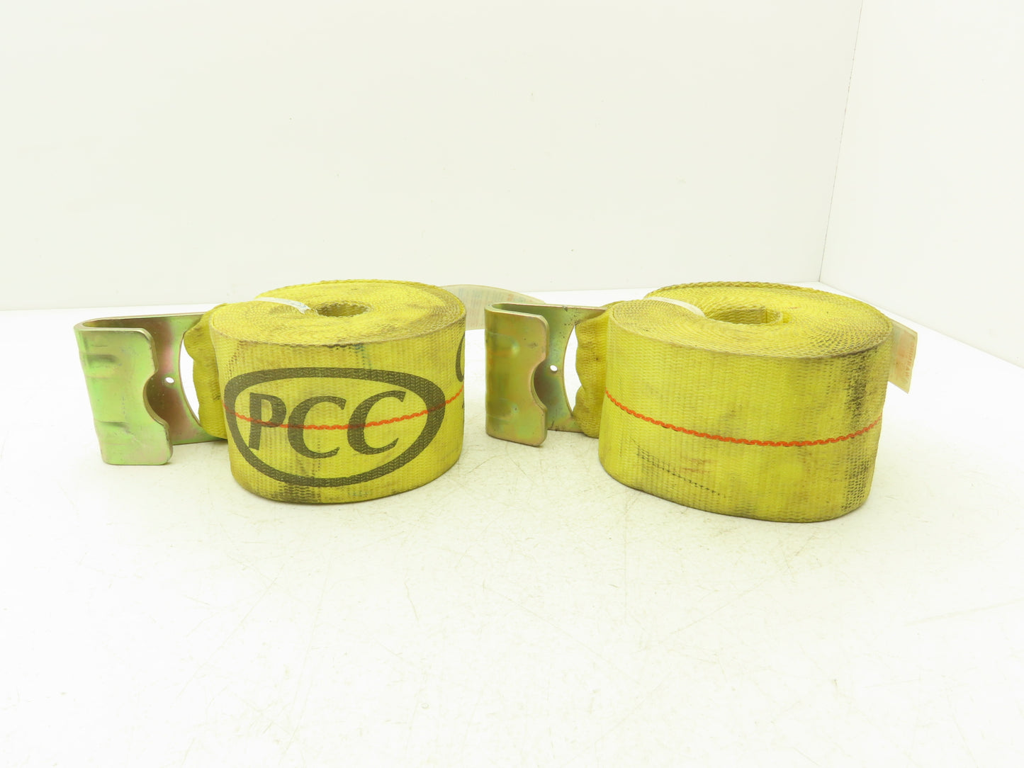 Pacific Cargo 4"x 30' Winch Strap Flat Hook Flatbed Tie-Down 5000 Lbs  Lot of 2