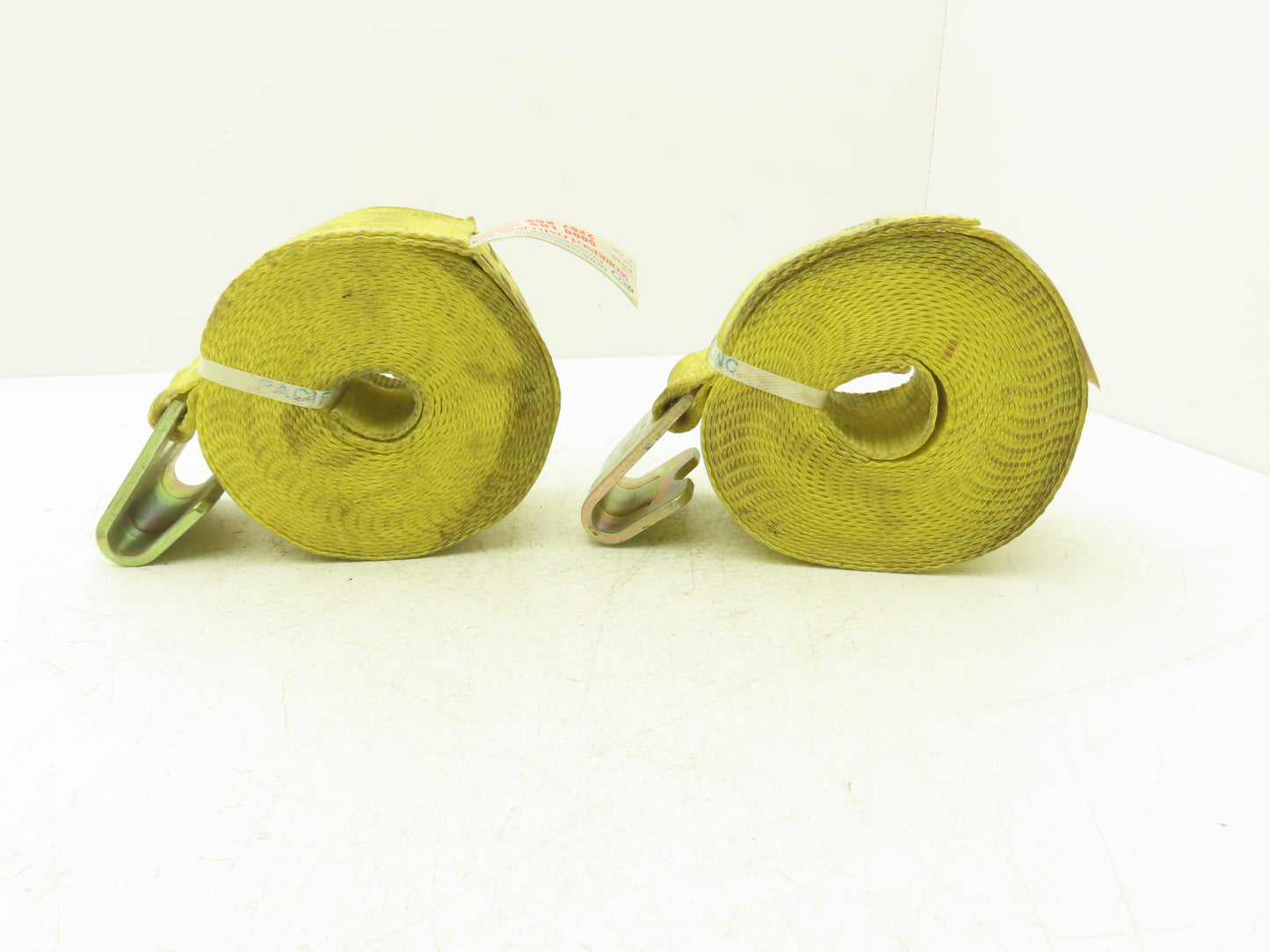 Pacific Cargo 4"x 30' Winch Strap Flat Hook Flatbed Tie-Down 5000 Lbs  Lot of 2