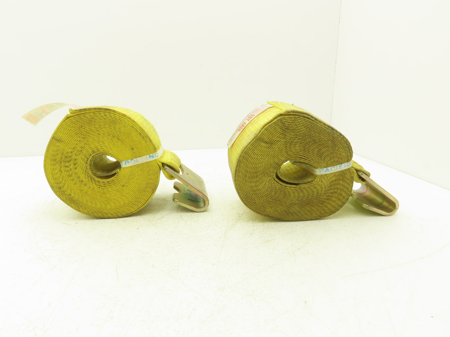 Pacific Cargo 4"x 30' Winch Strap Flat Hook Flatbed Tie-Down 5000 Lbs  Lot of 2