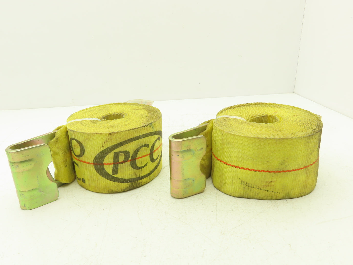 Pacific Cargo 4"x 30' Winch Strap Flat Hook Flatbed Tie-Down 5000 Lbs  Lot of 2