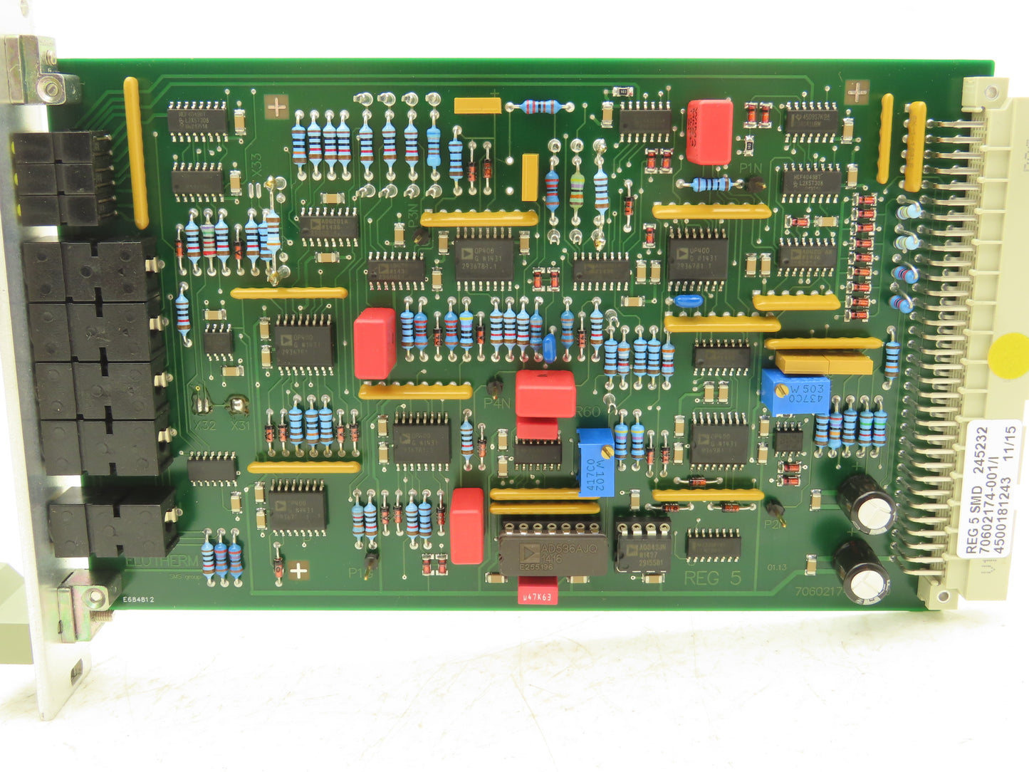 SMS Elotherm REG 5 SMD Printed Circuit Control Board PCB Card 70602174-001/I