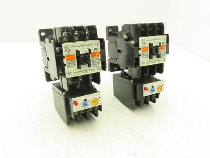 Fuji SC-N1 SC25BAA Motor Starter Contactor 25Hp 600V & Overload 18-26A Lot of 2