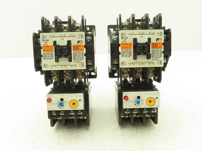 Fuji SC-N1 SC25BAA Motor Starter Contactor 25Hp 600V & Overload 18-26A Lot of 2