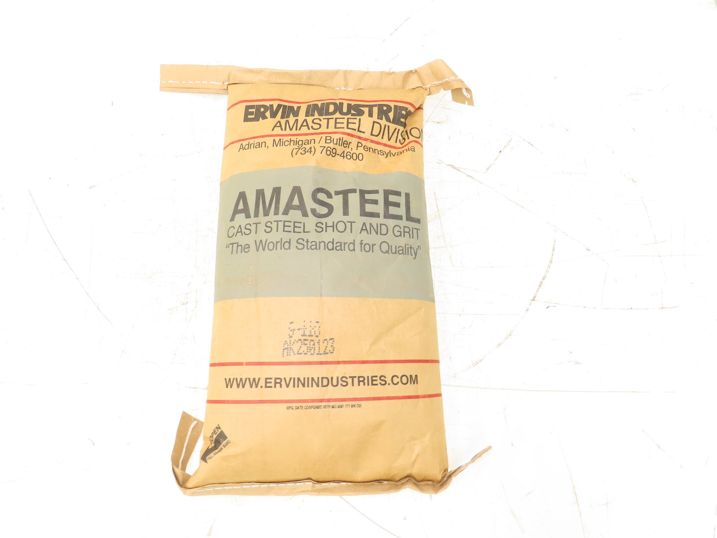 Ervin S-110 Amasteel High Carbon Cast Steel Shot 0.28mm Blast Media 50lbs