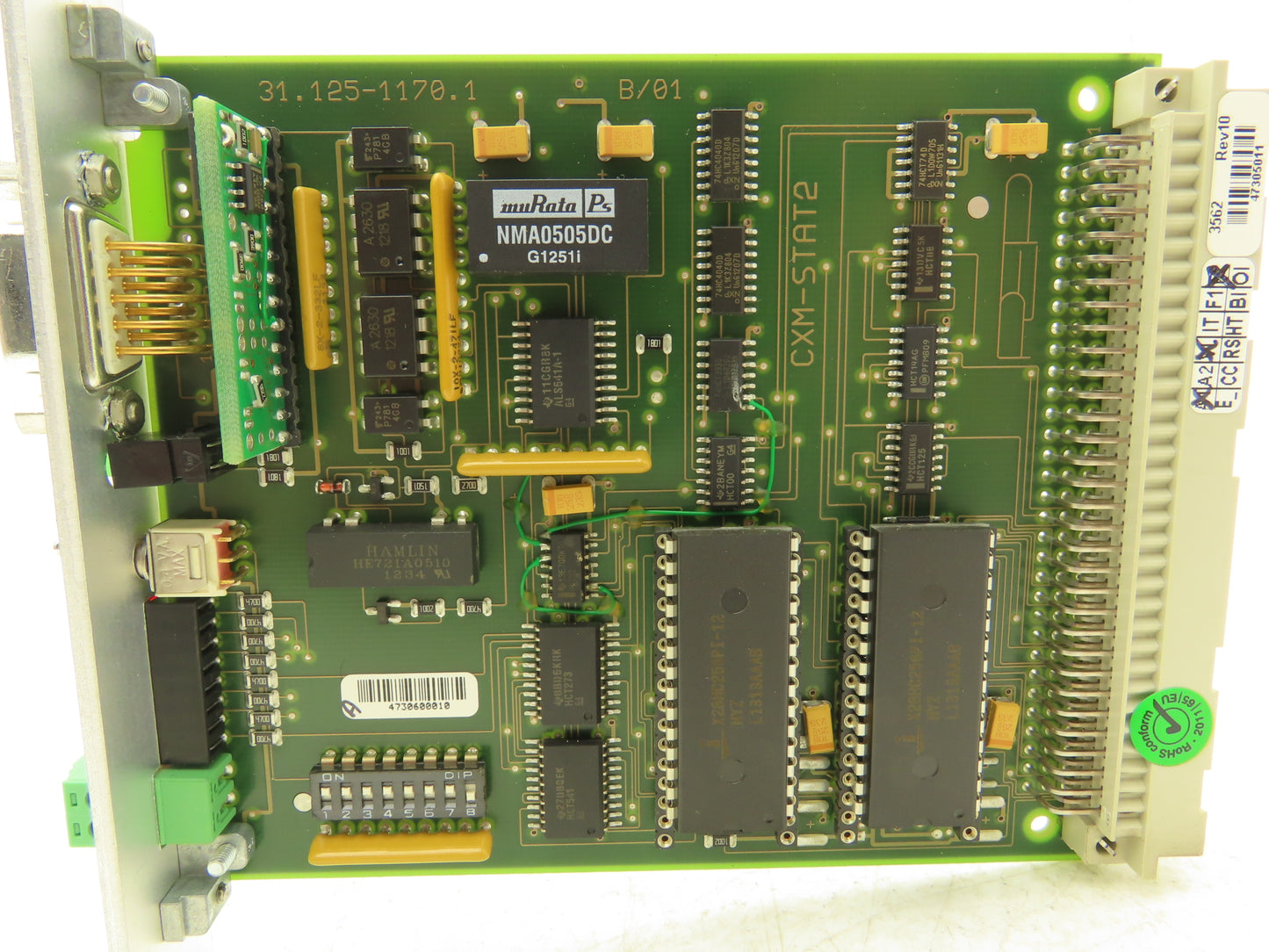 SMS Elotherm CXM-STAT2 Printed Circuit Control Board PCB Card 70602189-001