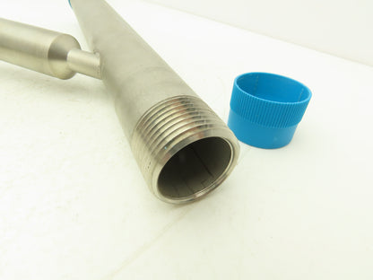 Kurz 500-1.0-P40 Mass Flowmeter 0-75 SCFM Air 1"NPT x 12"L Killark HKB-BC