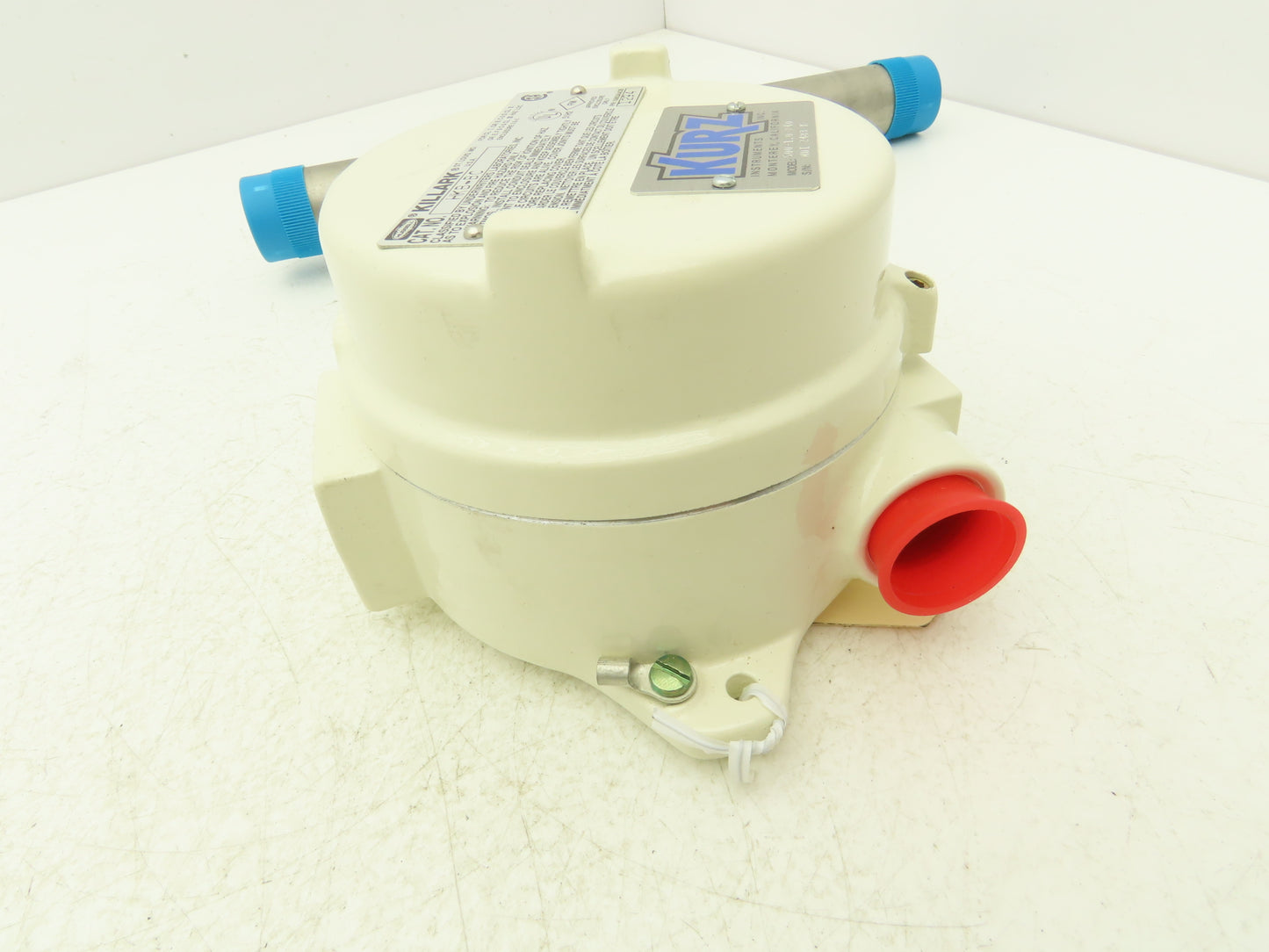 Kurz 500-1.0-P40 Mass Flowmeter 0-75 SCFM Air 1"NPT x 12"L Killark HKB-BC
