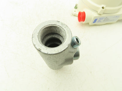 Kurz 500-1.0-P40 Mass Flowmeter 0-75 SCFM Air 1"NPT x 12"L Killark HKB-BC