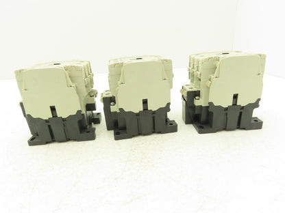 Mitsubishi S-T35 Motor Starter Contactor 20Hp 40A 600VAC 4NO 4NC Lot of 3