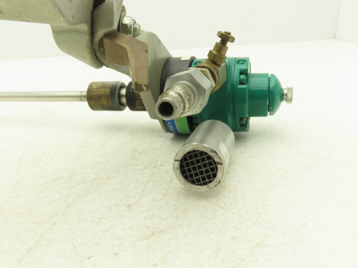 Lightnin G1U05A Clamp Tank Mixer 20" Impeller 2-Blade Gast Air Motor 1AM-NCC-88