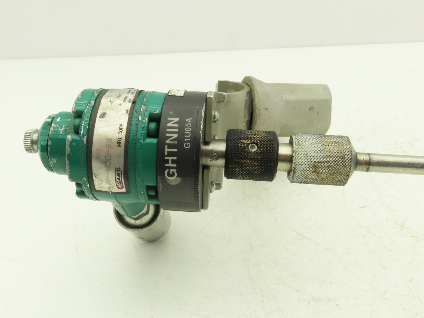 Lightnin G1U05A Clamp Tank Mixer 20" Impeller 2-Blade Gast Air Motor 1AM-NCC-88