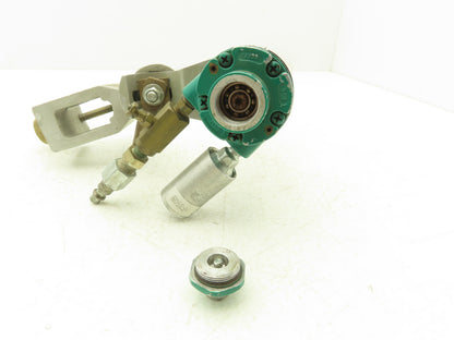 Lightnin G1U05A Clamp Tank Mixer 20" Impeller 2-Blade Gast Air Motor 1AM-NCC-88