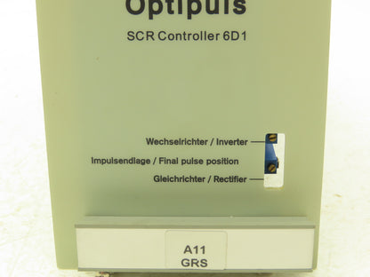 SMS Elotherm 6D1 Optipuls SCR Controller Printed Circuit Control Board A11 GRS