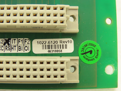 SMS Elotherm PEP CXC-5S Printed Circuit Board PCB Backplane 1022-6120 Rev 10