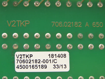 SMS Elotherm V2TKP Printed Circuit Board PCB Backplane 70602182-001 C