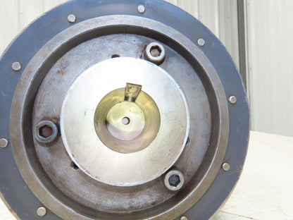 Pneumatic Air Operated Clutch Brake Shaft Mount with Belt Pulley 2" Bore