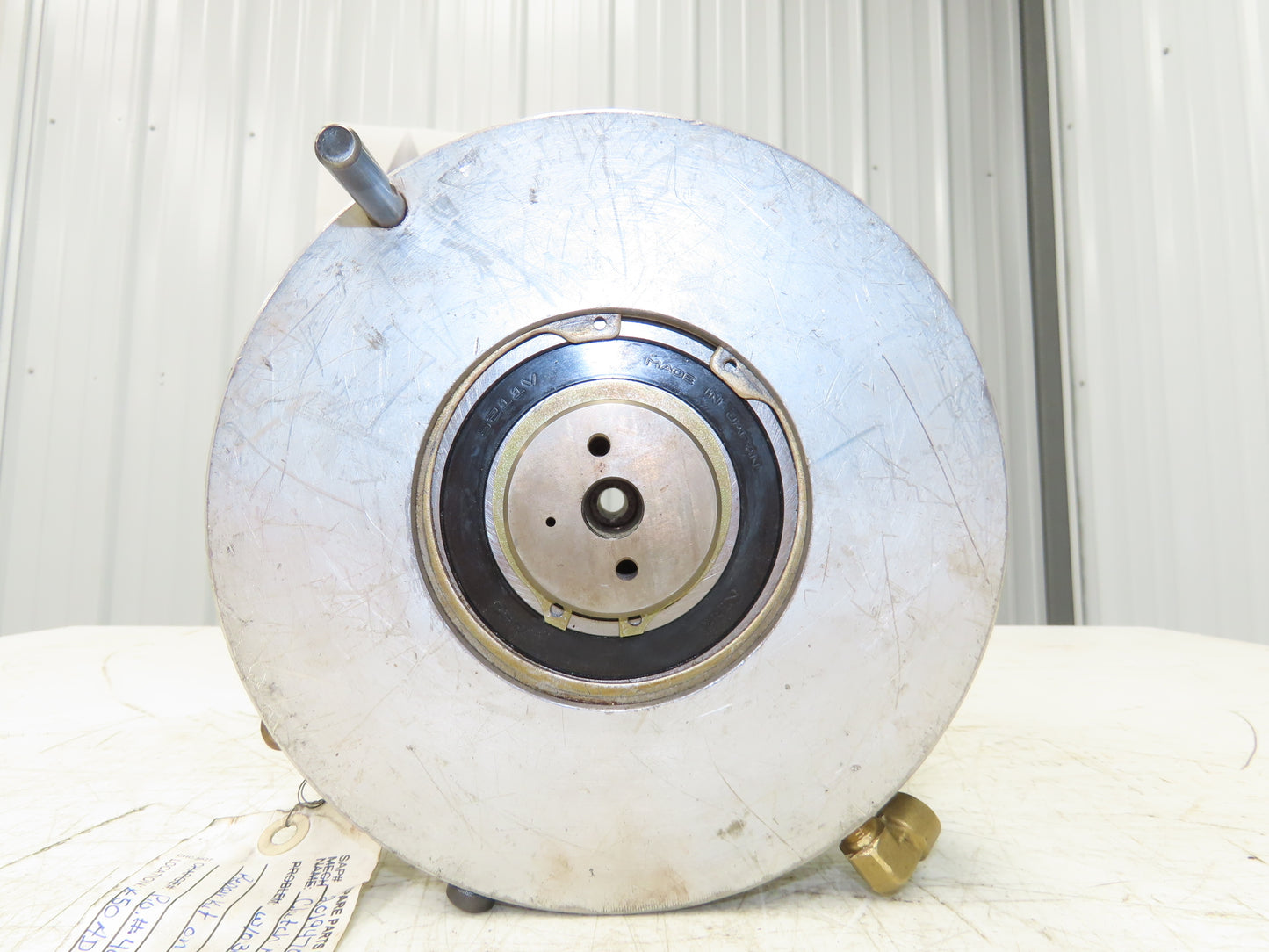 Pneumatic Air Operated Clutch Brake Shaft Mount with Belt Pulley 2" Bore