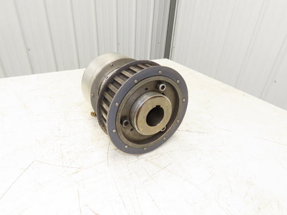 Pneumatic Air Operated Clutch Brake Shaft Mount with Belt Pulley 2" Bore