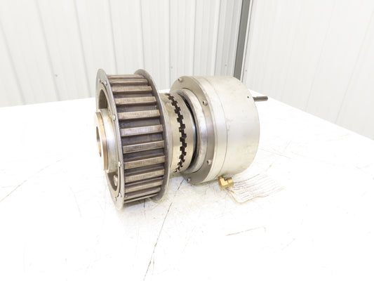 Pneumatic Air Operated Clutch Brake Shaft Mount with Belt Pulley 2" Bore