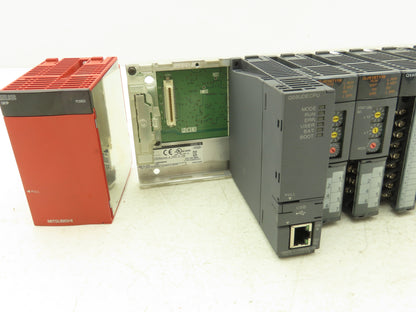 Mitsubishi Electric Q03UDECPU Melsec PLC Backplane Rack Power Supply CPU 12 Slot