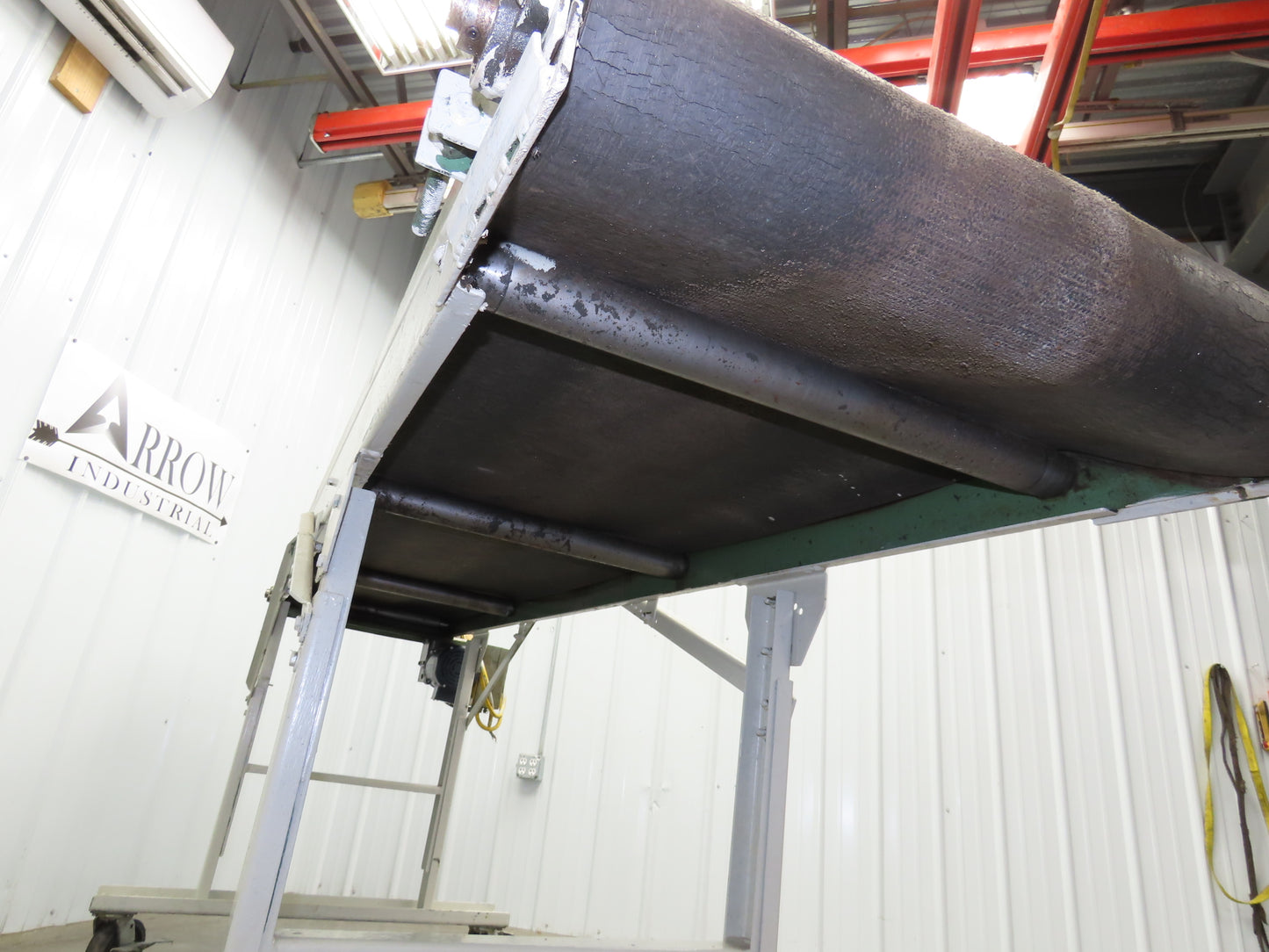 Wardcraft 24"x 10' Portable Incline Belt Conveyor .33Hp 3PH Chain Drive 36FPM