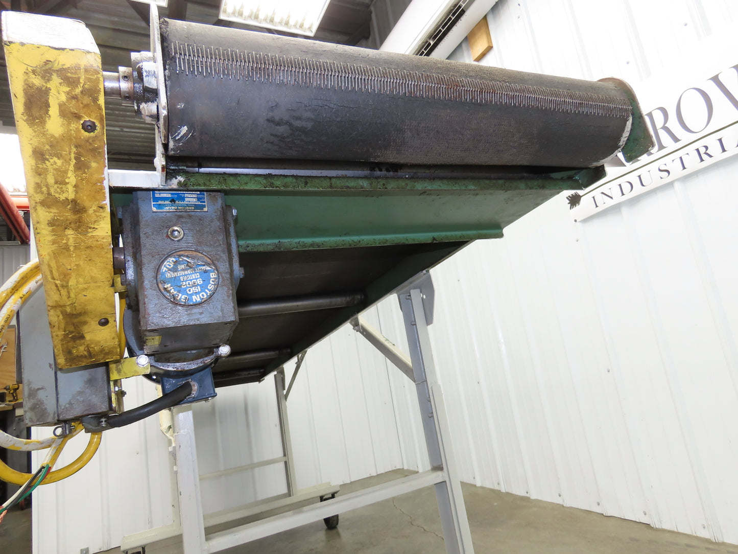 Wardcraft 24"x 10' Portable Incline Belt Conveyor .33Hp 3PH Chain Drive 36FPM