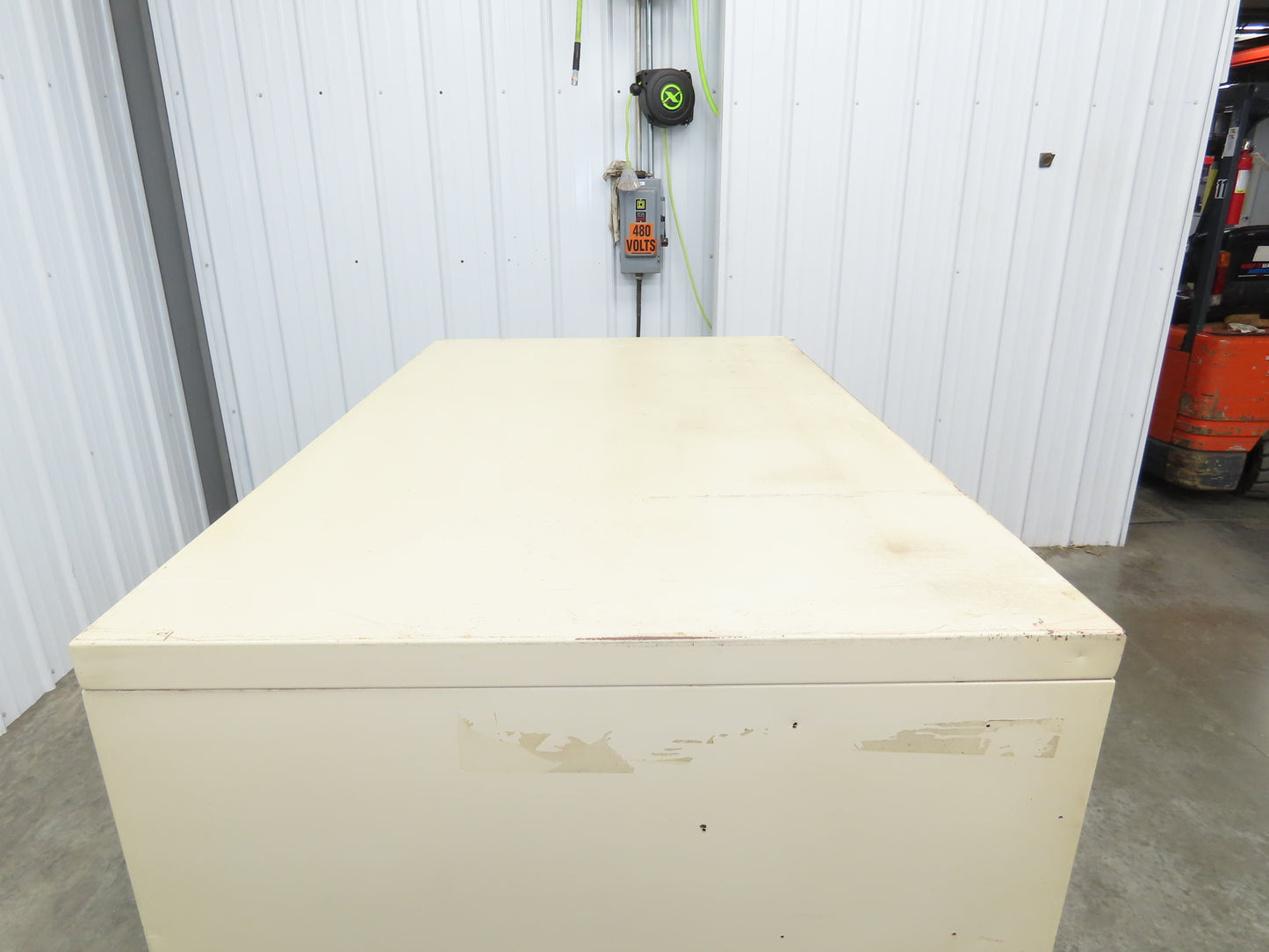 Modular Industrial Storage Cabinet 20 Drawer 61.5x38x34.5" Vintage 17x10" Trays