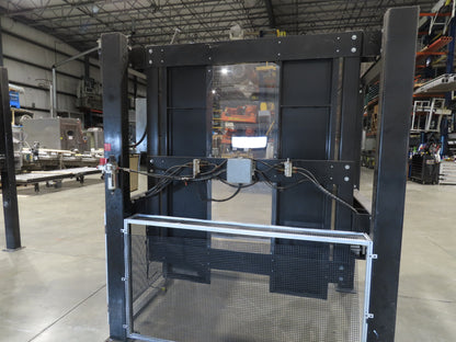 42"W x 48-50"L Pallet Feeder Dispenser for Robot Palletizer Conveyor 90"H