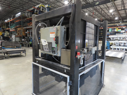 42"W x 48-50"L Pallet Feeder Dispenser for Robot Palletizer Conveyor 90"H