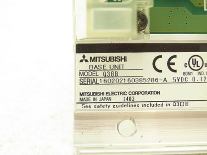 Mitsubishi Electric Q03UDECPU Melsec PLC Backplane Rack Power Supply CPU 8 Slot