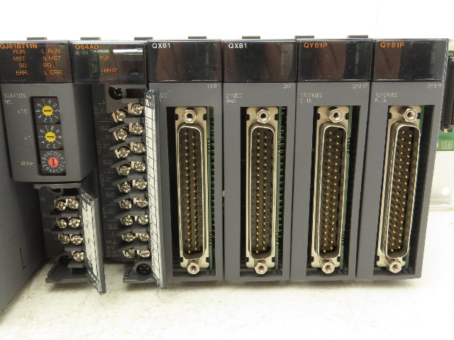 Mitsubishi Electric Q03UDECPU Melsec PLC Backplane Rack Power Supply CPU 8 Slot