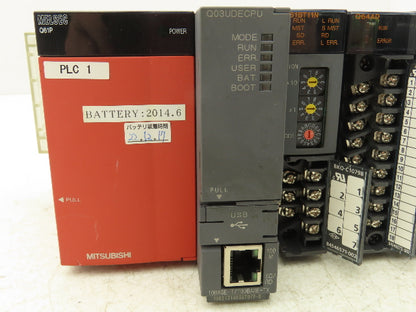 Mitsubishi Electric Q03UDECPU Melsec PLC Backplane Rack Power Supply CPU 8 Slot