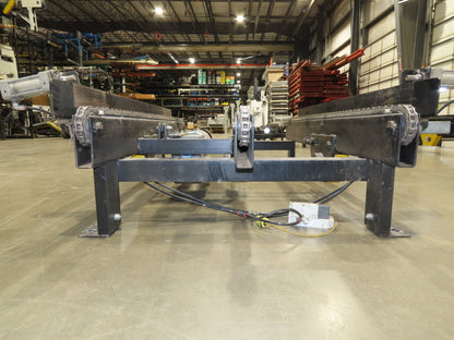 42"x 68" Pallet Drag Chain Conveyor 3-Strand 1Hp 230/460V 3PH 32FPM 17-19"H