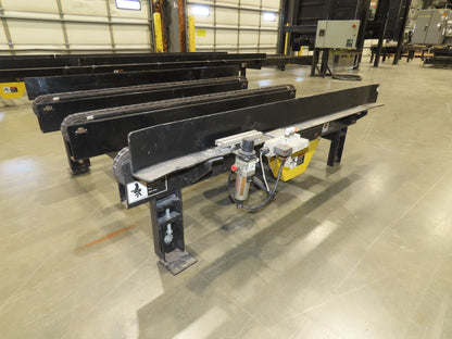 42"x 60" Pallet Drag Chain Conveyor 3-Strand 1Hp 230/460V 3PH 32FPM 17-19"H