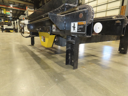 42"x 60" Pallet Drag Chain Conveyor 3-Strand 1Hp 230/460V 3PH 32FPM 17-19"H