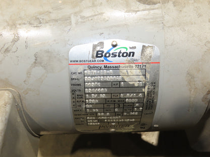 42"x 17' Pallet Drag Chain Conveyor 3-Strand 1Hp 230/460V 3PH 32FPM 17-19"H