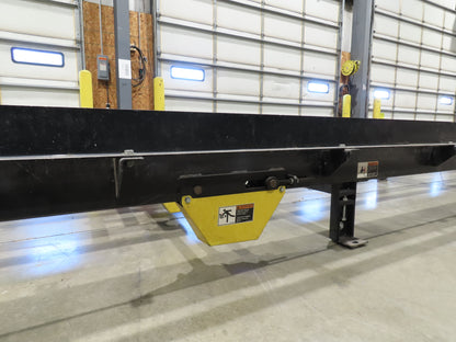 42"x 17' Pallet Drag Chain Conveyor 3-Strand 1Hp 230/460V 3PH 32FPM 17-19"H