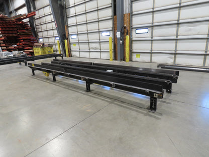 42"x 17' Pallet Drag Chain Conveyor 3-Strand 1Hp 230/460V 3PH 32FPM 17-19"H