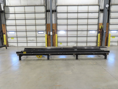 42"x 17' Pallet Drag Chain Conveyor 3-Strand 1Hp 230/460V 3PH 32FPM 17-19"H