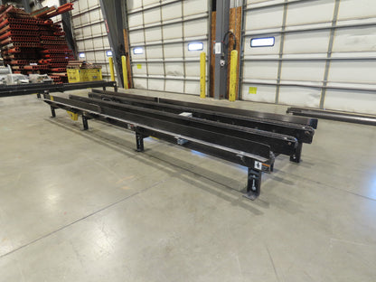 42"x 17' Pallet Drag Chain Conveyor 3-Strand 1Hp 230/460V 3PH 32FPM 17-19"H