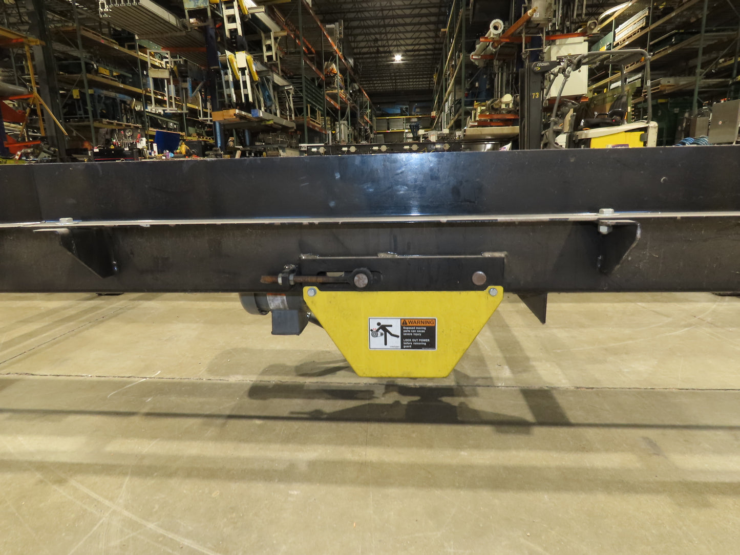 42"x 25' Pallet Drag Chain Conveyor 2-Strand 1Hp 230/460V 3PH 32FPM 17-19"H