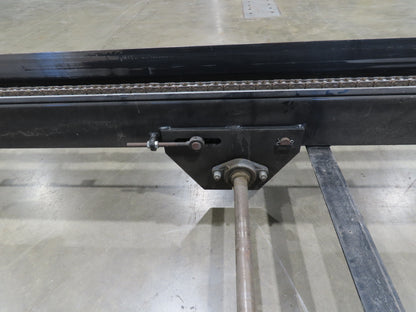 42"x 25' Pallet Drag Chain Conveyor 2-Strand 1Hp 230/460V 3PH 32FPM 17-19"H