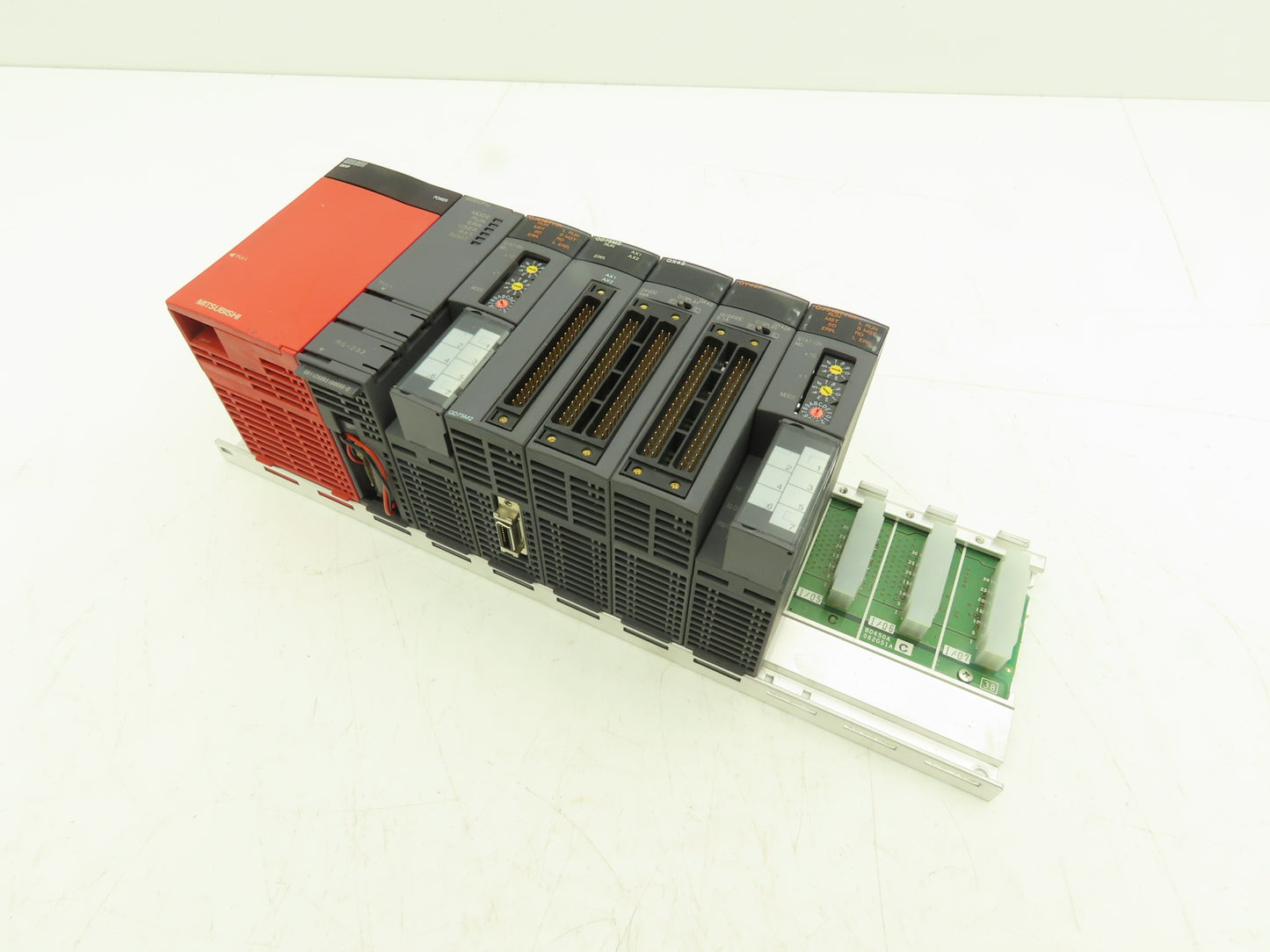 Mitsubishi Electric Q02CPU Melsec PLC Backplane Rack Power Supply CPU 8 Slot